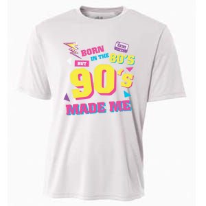 Born In The 80s But 90s Made Me Cassette Tape Cooling Performance Crew T-Shirt