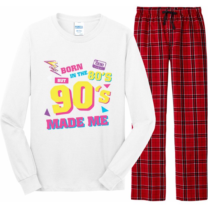 Born In The 80s But 90s Made Me Cassette Tape Long Sleeve Pajama Set