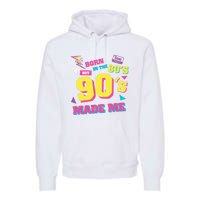 Born In The 80s But 90s Made Me Cassette Tape Premium Hoodie