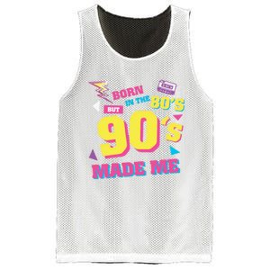 Born In The 80s But 90s Made Me Cassette Tape Mesh Reversible Basketball Jersey Tank