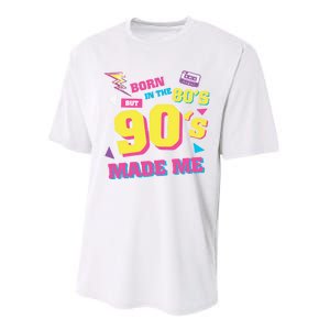 Born In The 80s But 90s Made Me Cassette Tape Performance Sprint T-Shirt