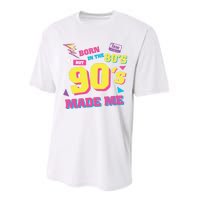 Born In The 80s But 90s Made Me Cassette Tape Performance Sprint T-Shirt