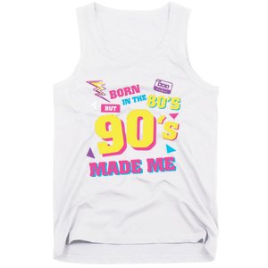 Born In The 80s But 90s Made Me Cassette Tape Tank Top