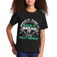 Build It Tune It Race It Break It Fix It Repeat Motorsport Kids T-Shirt