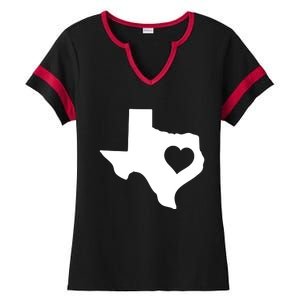 Born In Texas Home Ladies Halftime Notch Neck Tee