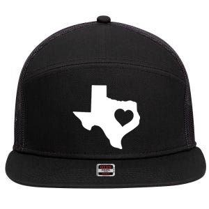 Born In Texas Home 7 Panel Mesh Trucker Snapback Hat