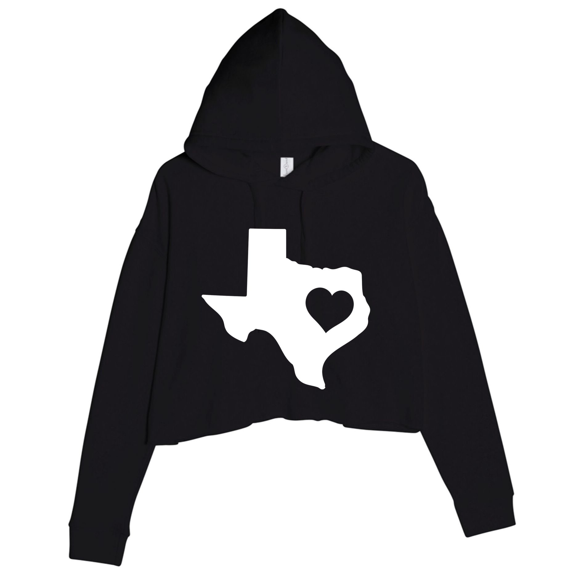 Born In Texas Home Crop Fleece Hoodie
