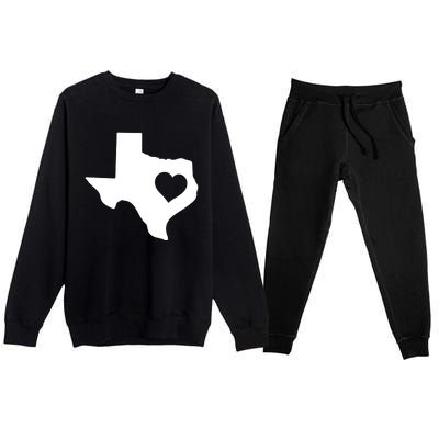 Born In Texas Home Premium Crewneck Sweatsuit Set