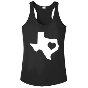 Born In Texas Home Ladies PosiCharge Competitor Racerback Tank