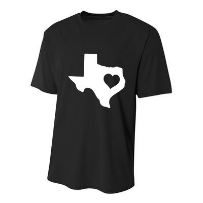 Born In Texas Home Youth Performance Sprint T-Shirt