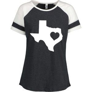 Born In Texas Home Enza Ladies Jersey Colorblock Tee