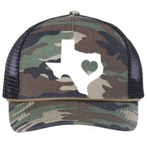 Born In Texas Home Retro Rope Trucker Hat Cap