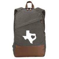 Born In Texas Home Cotton Canvas Backpack