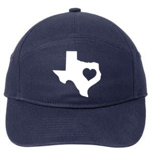 Born In Texas Home 7-Panel Snapback Hat