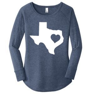 Born In Texas Home Women's Perfect Tri Tunic Long Sleeve Shirt