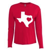 Born In Texas Home Womens Cotton Relaxed Long Sleeve T-Shirt