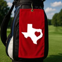 Born In Texas Home Golf Towel