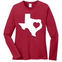 Born In Texas Home Ladies Long Sleeve Shirt