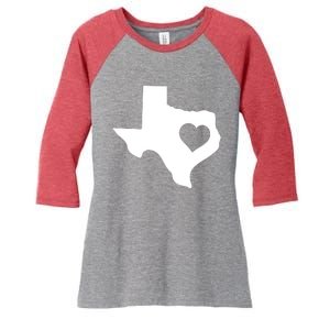 Born In Texas Home Women's Tri-Blend 3/4-Sleeve Raglan Shirt