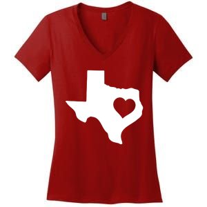 Born In Texas Home Women's V-Neck T-Shirt