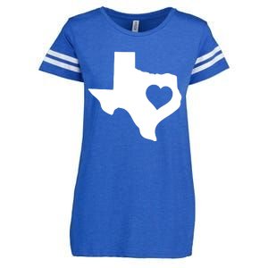 Born In Texas Home Enza Ladies Jersey Football T-Shirt