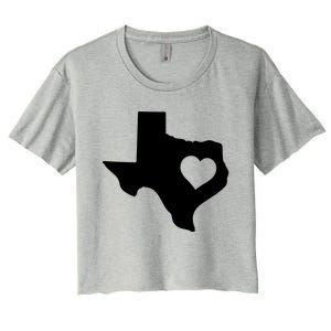 Born In Texas Home Women's Crop Top Tee