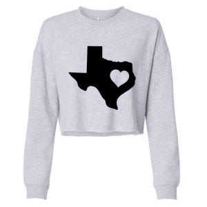 Born In Texas Home Cropped Pullover Crew