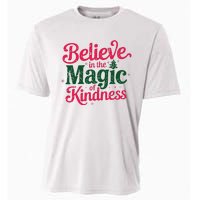 Believe In The Magic Of Kindness Christmas Positive Words Cooling Performance Crew T-Shirt