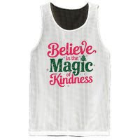 Believe In The Magic Of Kindness Christmas Positive Words Mesh Reversible Basketball Jersey Tank