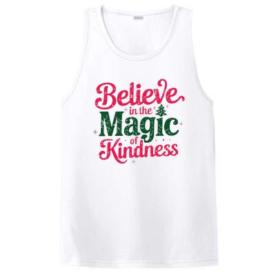 Believe In The Magic Of Kindness Christmas Positive Words PosiCharge Competitor Tank