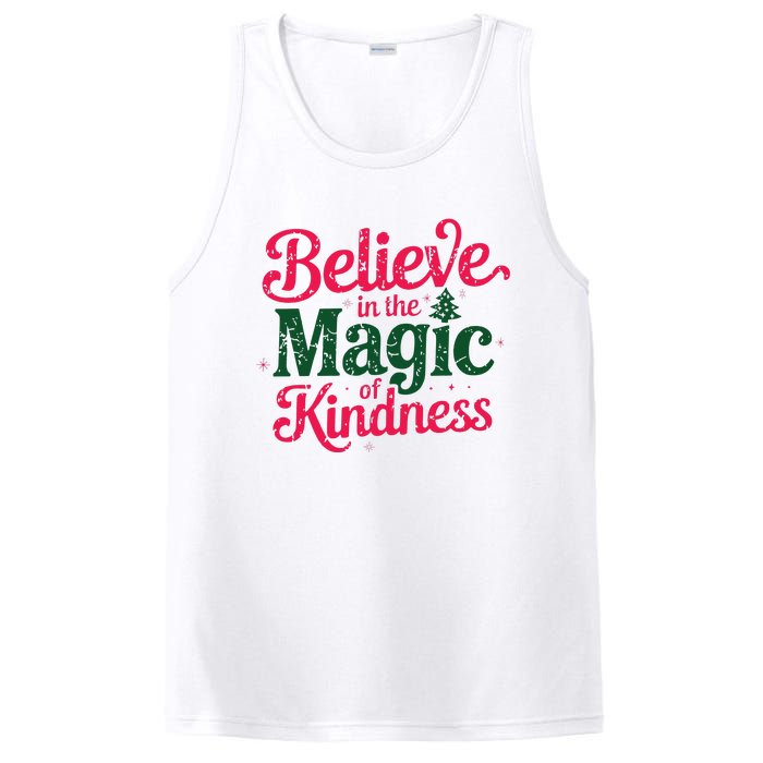 Believe In The Magic Of Kindness Christmas Positive Words PosiCharge Competitor Tank