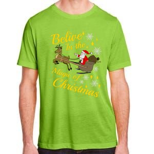 Believe In The Magic Of Christmas Adult ChromaSoft Performance T-Shirt