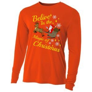 Believe In The Magic Of Christmas Cooling Performance Long Sleeve Crew