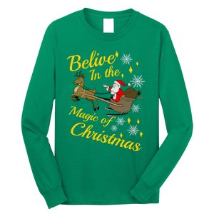 Believe In The Magic Of Christmas Long Sleeve Shirt