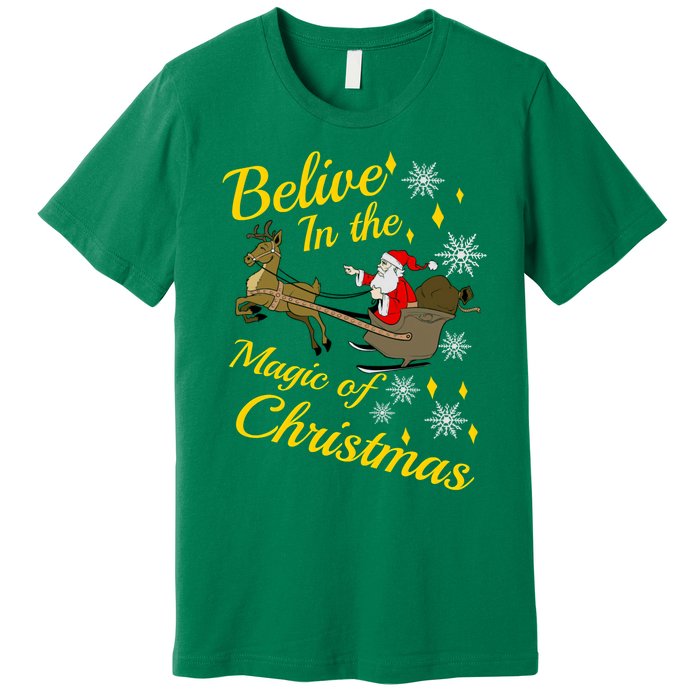 Believe In The Magic Of Christmas Premium T-Shirt