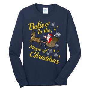 Believe In The Magic Of Christmas Tall Long Sleeve T-Shirt