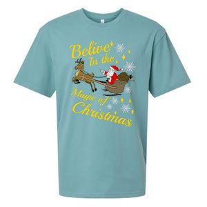 Believe In The Magic Of Christmas Sueded Cloud Jersey T-Shirt