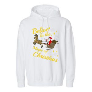 Believe In The Magic Of Christmas Garment-Dyed Fleece Hoodie