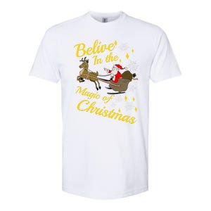 Believe In The Magic Of Christmas Softstyle CVC T-Shirt