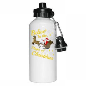 Believe In The Magic Of Christmas Aluminum Water Bottle