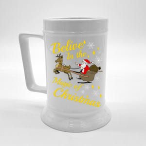 Believe In The Magic Of Christmas Beer Stein