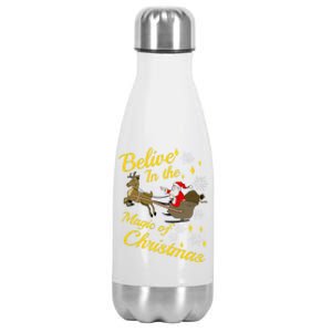 Believe In The Magic Of Christmas Stainless Steel Insulated Water Bottle