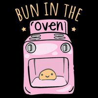 Bun In The Oven Baby Announcement Flexfit Unipanel Trucker Cap