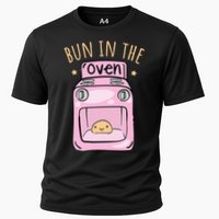 Bun In The Oven Baby Announcement Cooling Performance Crew T-Shirt