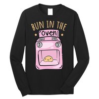 Bun In The Oven Baby Announcement Long Sleeve Shirt