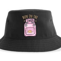 Bun In The Oven Baby Announcement Sustainable Bucket Hat