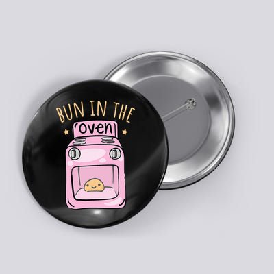 Bun In The Oven Baby Announcement Button