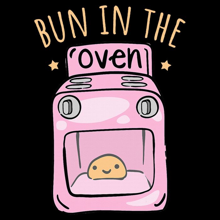 Bun In The Oven Baby Announcement Button