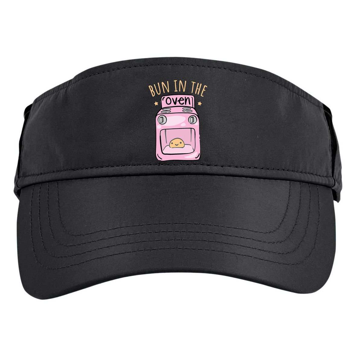 Bun In The Oven Baby Announcement Adult Drive Performance Visor