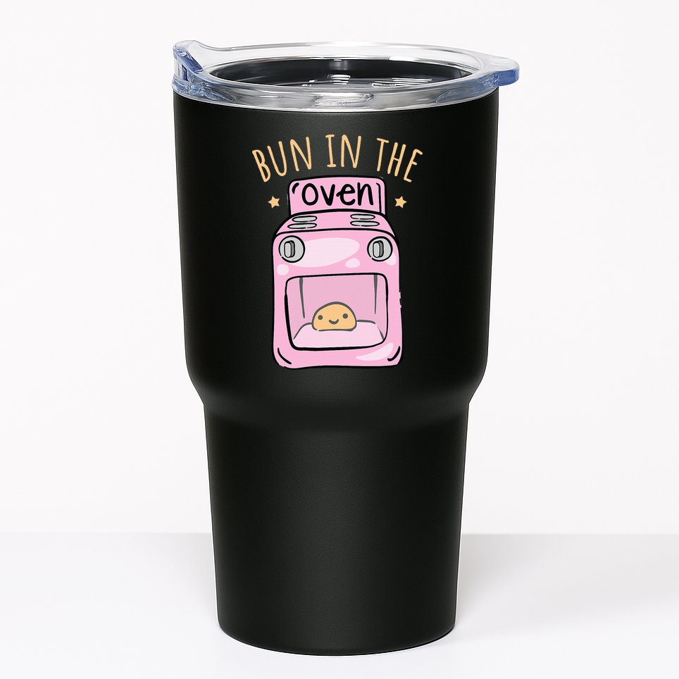 Bun In The Oven Baby Announcement Tumbler